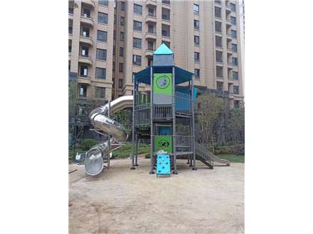 塑料组合滑梯 (120)